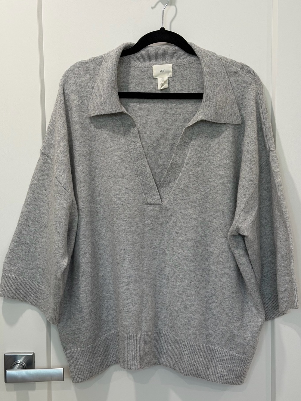 H&M | Grey Collared Sweater